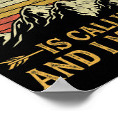 Wyoming belt en ik moet 7 gaan poster (Hoek)