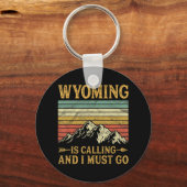 Wyoming belt en ik moet 7 gaan sleutelhanger (Voorkant)