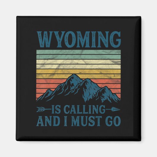 Wyoming belt en ik moet gaan magneet (Voorkant)
