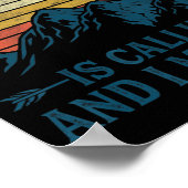 Wyoming belt en ik moet gaan poster (Hoek)