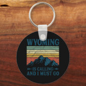 Wyoming belt en ik moet gaan sleutelhanger (Voorkant)