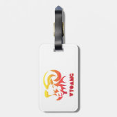 Wyoming Bighorn Sheep Bagagelabel (Achterkant verticaal)