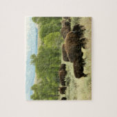 Wyoming Bison Natuur Animal Fotografie Legpuzzel (Verticaal)