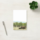 Wyoming Bison Natuur Animal Fotografie Post-it® Notes (Kantoor)