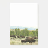 Wyoming Bison Natuur Animal Fotografie Post-it® Notes (Voorkant)
