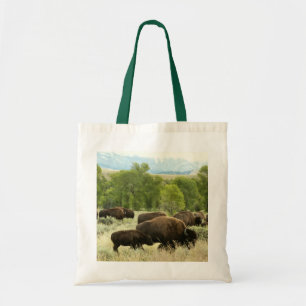 Wyoming Bison Natuur Animal Fotografie Tote Bag