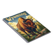 Wyoming Bison Notitieboek (Rechterzijde)