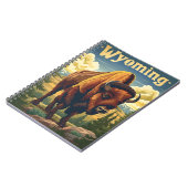 Wyoming Bison Notitieboek (Linkerzijde)