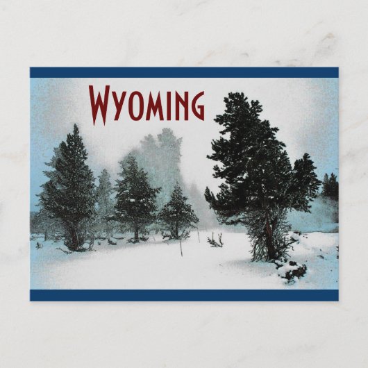 Wyoming Briefkaart (Voorkant)