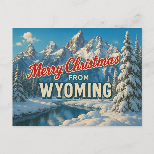 Wyoming Briefkaart (Voorkant)