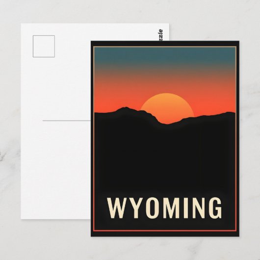 Wyoming Briefkaart (Voorkant / Achterkant)