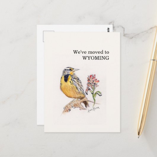 Wyoming Briefkaart (Voorkant / Achterkant in situ)