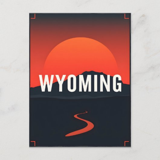 Wyoming Briefkaart (Voorkant)