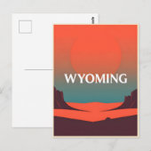 Wyoming Briefkaart (Voorkant / Achterkant)