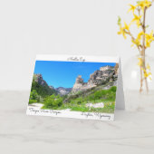 Wyoming briefkaart (Gele Bloem)