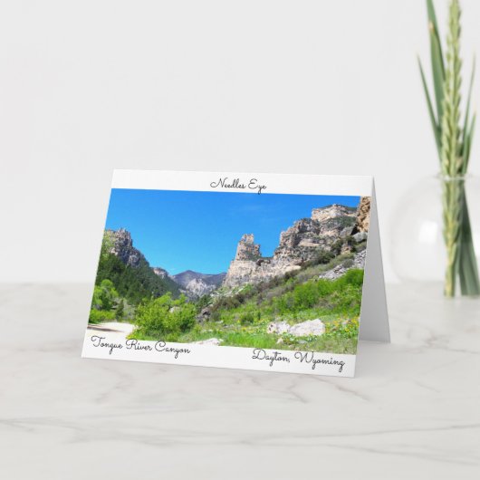 Wyoming briefkaart (Voorkant)