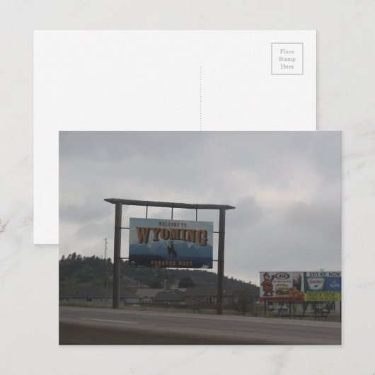 Wyoming Briefkaart (Voorkant / Achterkant)