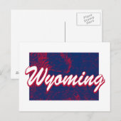 Wyoming Briefkaart (Voorkant / Achterkant)
