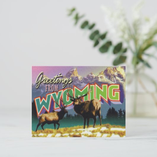 Wyoming Briefkaart (Staand voorkant)