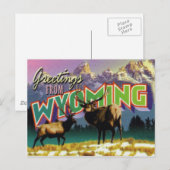 Wyoming Briefkaart (Voorkant / Achterkant)
