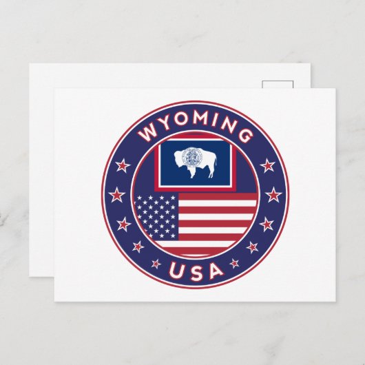 Wyoming Briefkaart (Voorkant / Achterkant)
