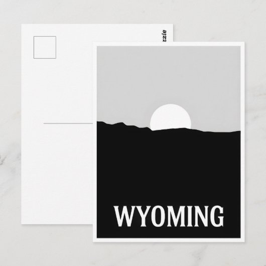 Wyoming Briefkaart (Voorkant / Achterkant)