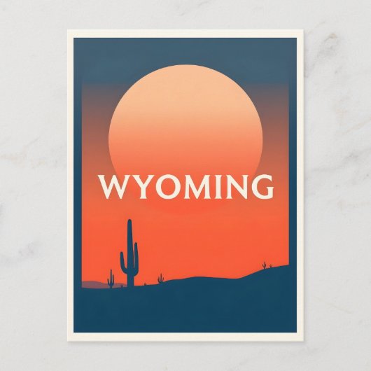 Wyoming Briefkaart (Voorkant)