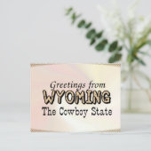 Wyoming Briefkaart (Staand voorkant)