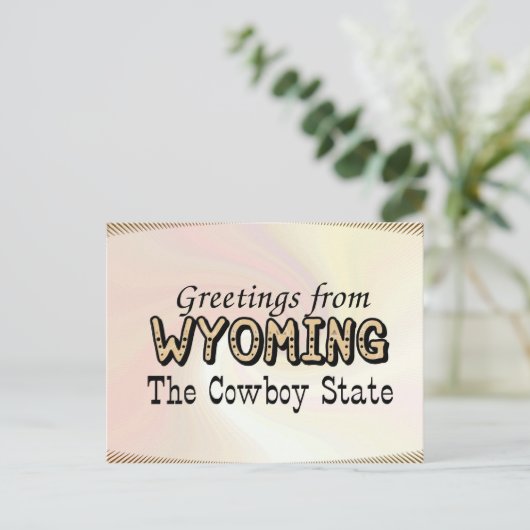 Wyoming Briefkaart (Staand voorkant)