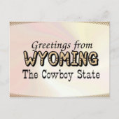 Wyoming Briefkaart (Voorkant)