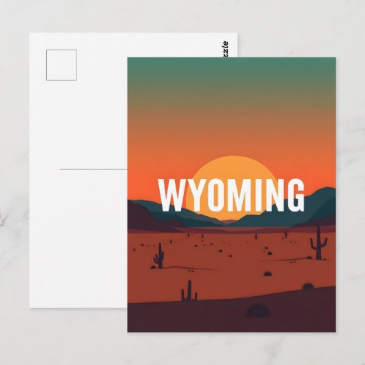 Wyoming Briefkaart (Voorkant / Achterkant)