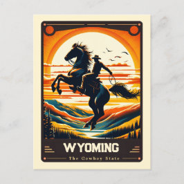Wyoming | Briefkaart van patriottische geest