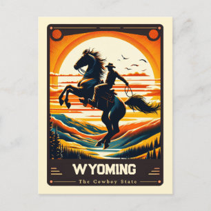 Wyoming    Briefkaart van patriottische geest