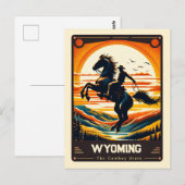 Wyoming |  Briefkaart van patriottische geest (Voorkant / Achterkant)