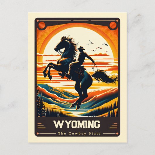 Wyoming |  Briefkaart van patriottische geest (Voorkant)