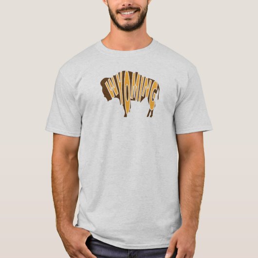 Wyoming Buffalo T-shirt (Voorkant)