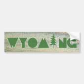 Wyoming Bumpersticker (Voorkant)