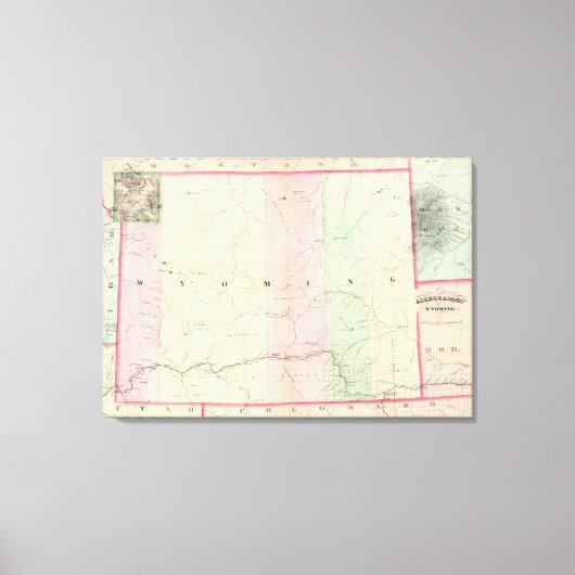 Wyoming Canvas Afdruk (Voorkant)