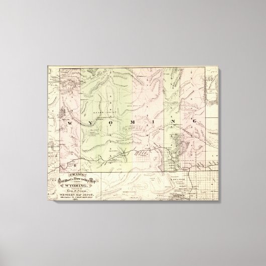 Wyoming Canvas Afdruk (Voorkant)