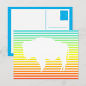 wyoming chill fade briefkaart (Voorkant / Achterkant)