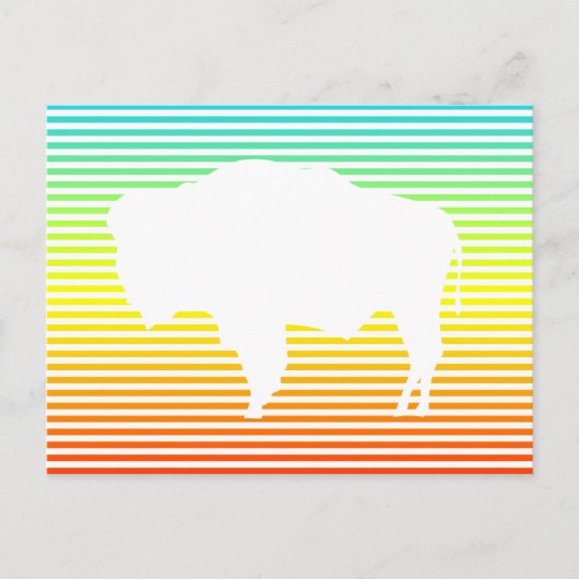 wyoming chill fade briefkaart (Voorkant)