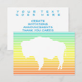 wyoming chill fade kaart (Voorkant / Achterkant)