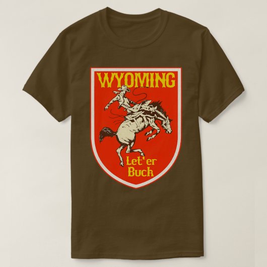 Wyoming Cowboy Peter Buck T-shirt (Design voorkant)