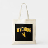 Wyoming Cowboys Apparel Fan Favorite Brown Arch Tote Bag (Achterkant)