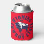 Wyoming, cowboystaat blikjeskoeler (Blikje Voorkant)
