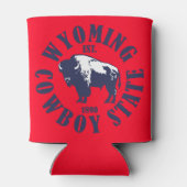 Wyoming, cowboystaat blikjeskoeler (Achterkant)
