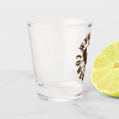 Wyoming, cowboystaat shot glas (Links)