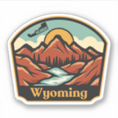 Wyoming, Delaware Sticker (Voorkant)