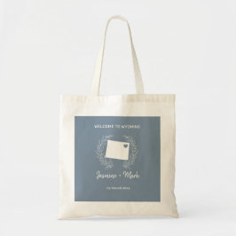 Wyoming Destination Wedding Welkom Tote Bag