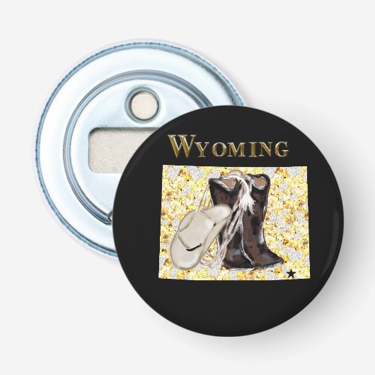WYOMING DREAM BUTTON FLESOPENER (Voorkant)